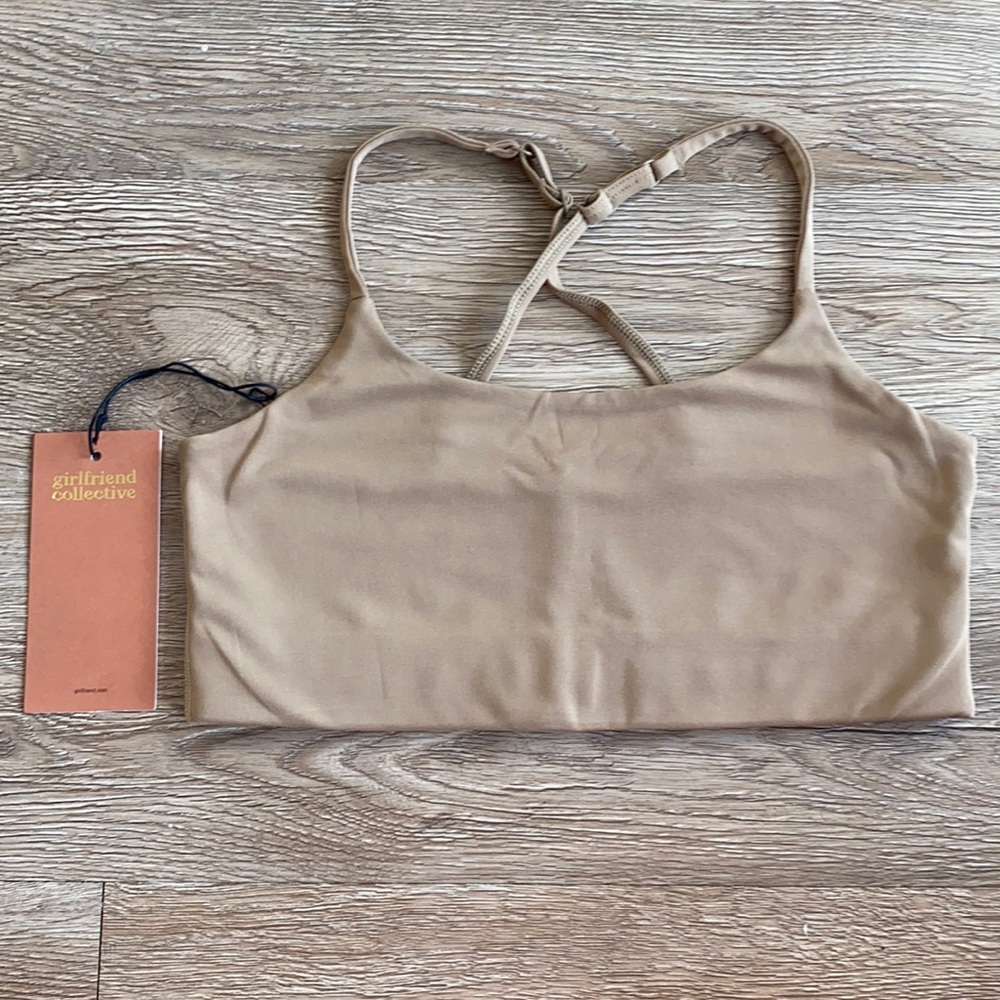 Girlfriend Collective Beachwood Juliet Strappy Bra Size Small